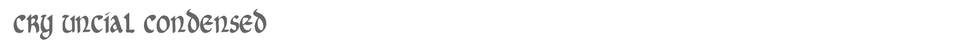 Cry Uncial Cryv2c.ttf font preview