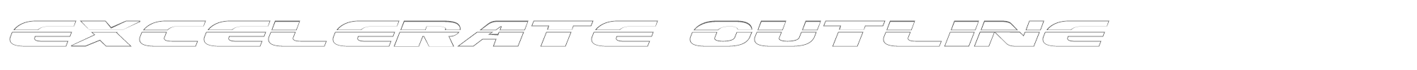 Excelerate Excelateo.ttf font preview
