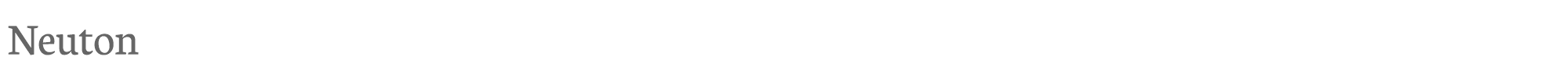 Neuton Neuton-Regular.ttf font preview