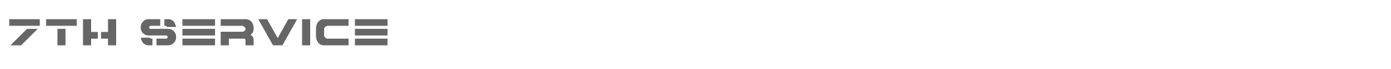 7th Service 7thservice.ttf font preview