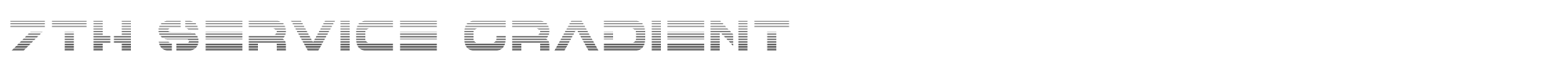 7th Service 7thservicegrad.ttf font preview