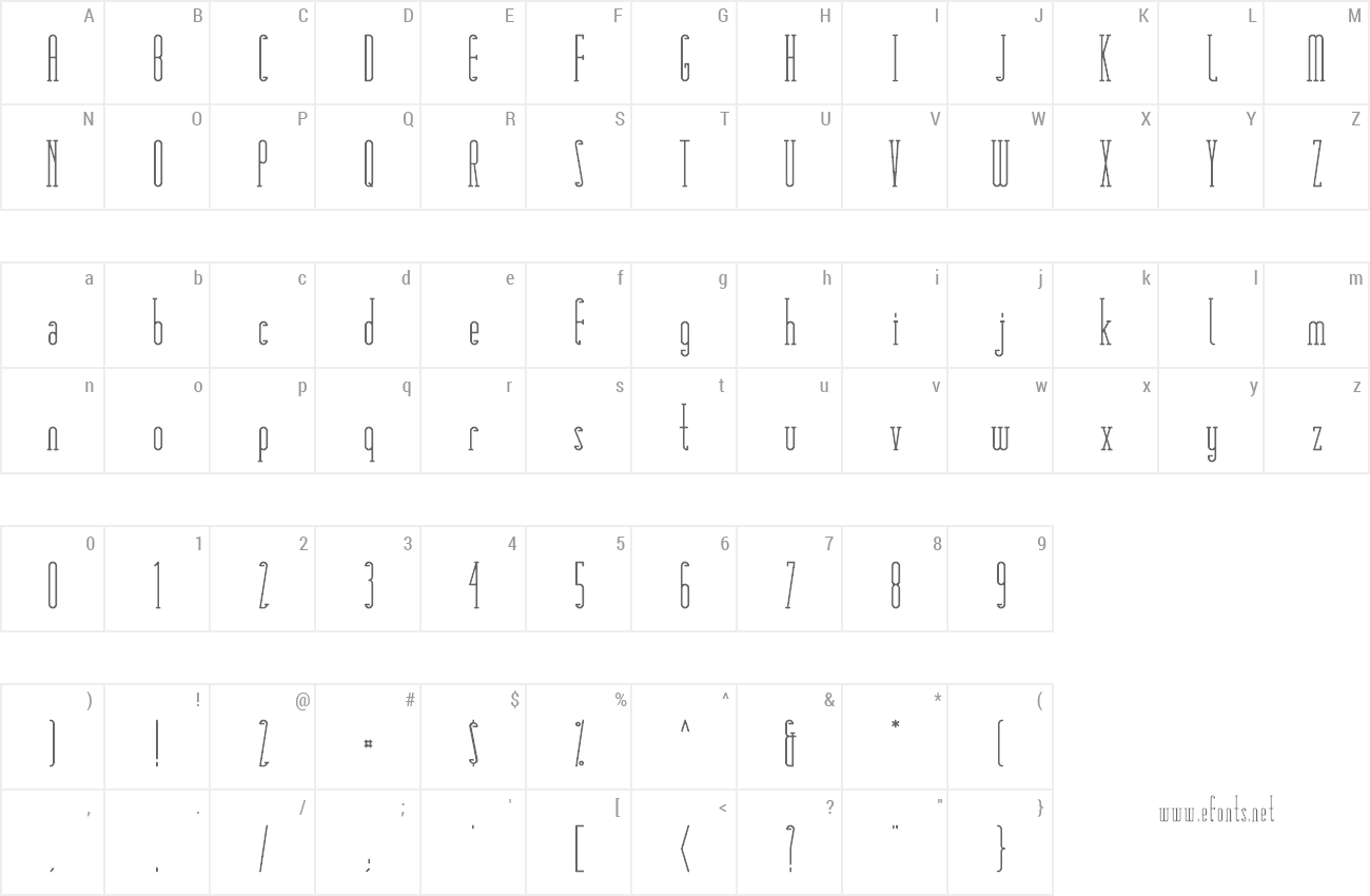Font Matchbook Serif preview