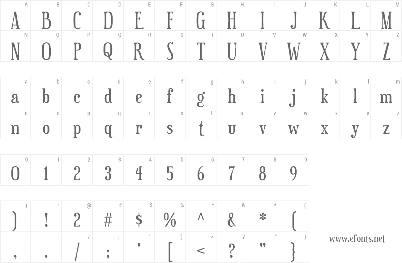 Font Euphorigenic preview