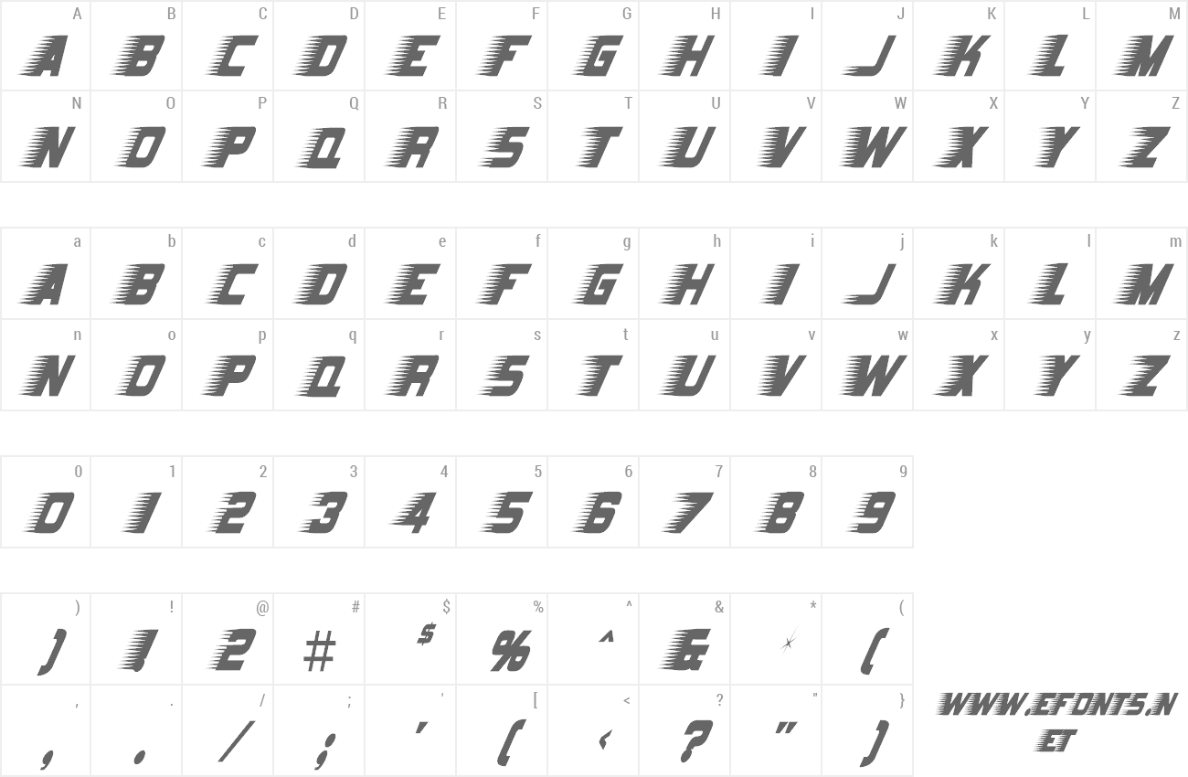 Font Barbatrick preview