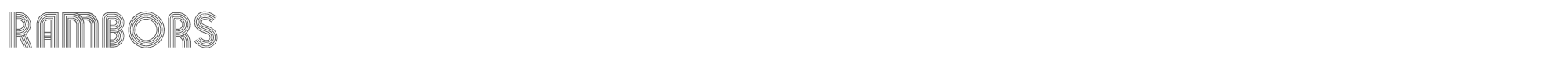 Rambors Rambors.otf font preview