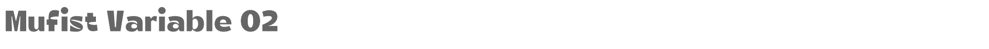 Mufist Mufist-Variable02.otf font preview