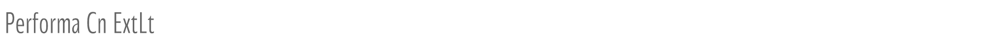 Performa Performa-Cn-ExtLt.ttf font preview