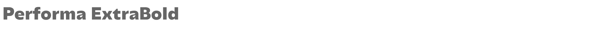 Performa Performa-ExtraBold.ttf font preview